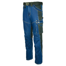 COLEMANN HYBRIDE JEANS 4863 — рабочие джинсовые брюки с эластаном, тёмно-сине-чёрные
